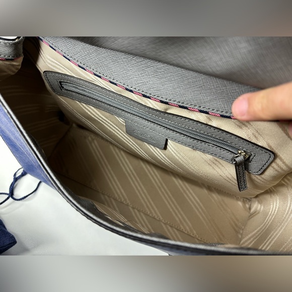 Brooks Brothers Italian Leather 2 way Bag - Picture 8 of 11